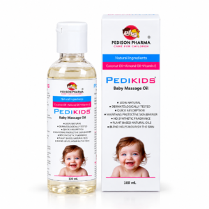 PediKids Baby Massage Oil | Coconut Oil, Almond Oil & Vitamin E | 100ml